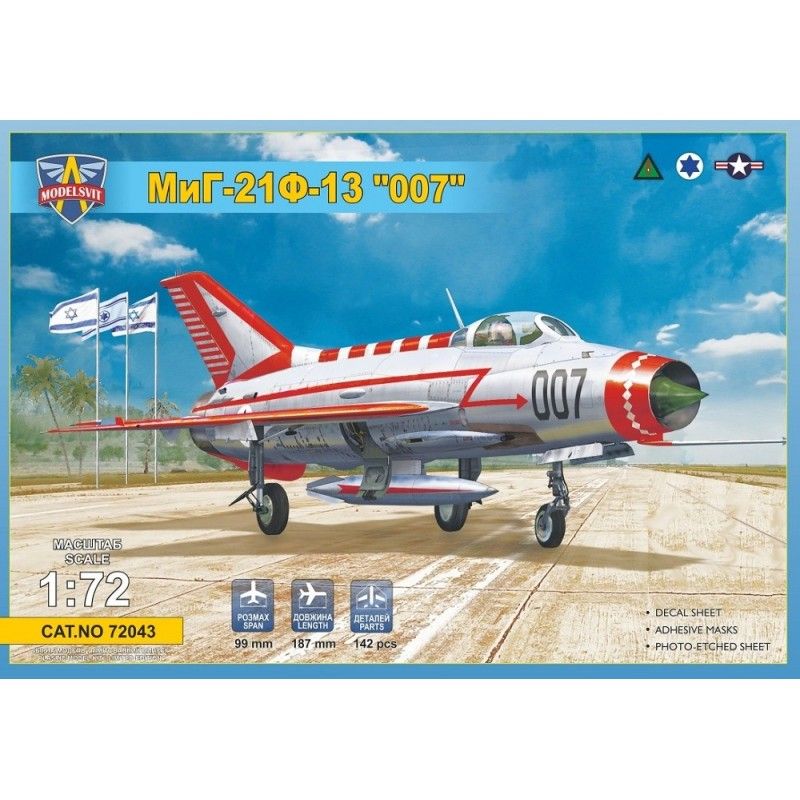 MiG-21F-13 '007' (6x camo) - Modelsvit 72043