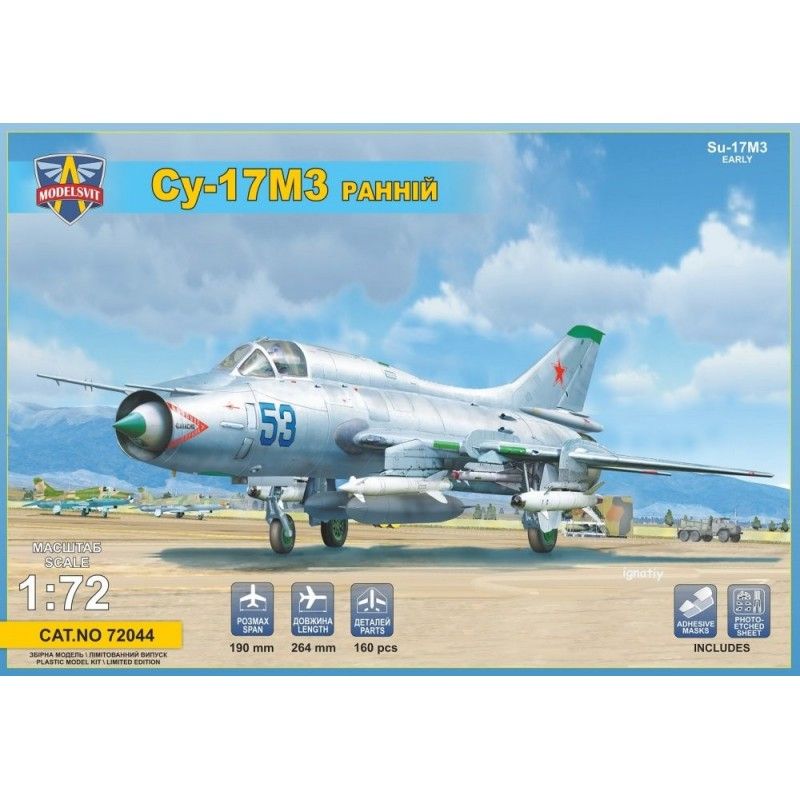 Su-17M3 Early Advanced Fighter (3x camo) (Suchoj) - Modelsvit 72044