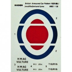 British Armoured Car (1920 Mod.w/ sand tyres) - Roden 802