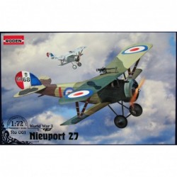 Nieuport 27 (French WWI Fighter) - Roden 061