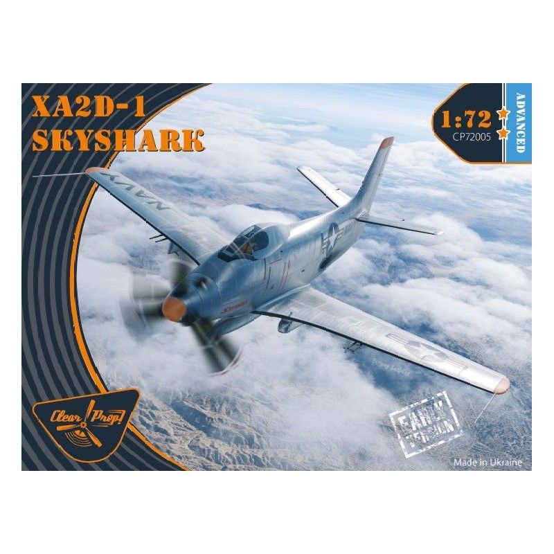 XA2D-1 Skyshark (4x camo) - Clear Prop CP72005