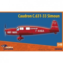 Caudron C.631-33 Simoun (3x camo) - Dora Wings DW48040