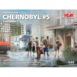 Chernobyl No.5 - Evacuation (5 fig.+ luggage) - ICM 35905