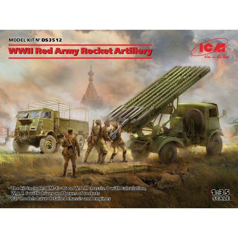 Red Army WWII Rocket Artillery DIORAMA SET - ICM DS3512