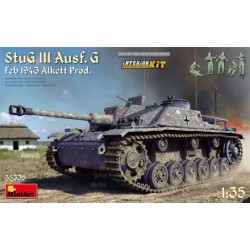 Tank StuG III Ausf.G Feb 1943 Alkett w/ Inter.Kit - MiniArt 35335