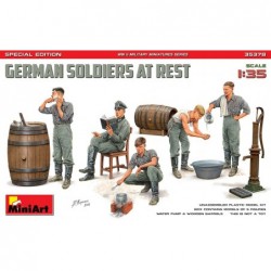 German Soldiers At Rest (Spec.Edition,5 fig.) - MiniArt 35378