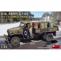 US Army G7107 4x4 1,5t Cargo Truck (4x camo) - MiniArt 35380