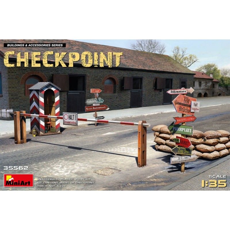 Checkpoint (diorama set) - MiniArt 35562