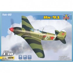 Yak-9D Long-range WWII fighter (5x camo) (Jak-9D) - Modelsvit 4809