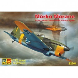 Mörko Morane Finnish WWII fighter (3x camo) - RS MODELS 92264