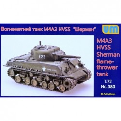 M4A3 HVSS Sherman flame-thrower tank - Unimodel 380