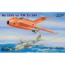 Meserschmitt Me 1101 vs. Focke-Wulf Ta 183 (4 kits inside) - Valom 14401