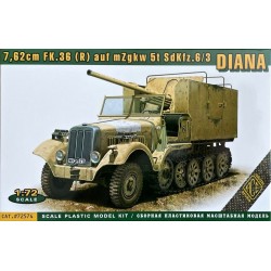 DIANA 7,62cm FK.36 (R) auf mZgkw 5t SdKfz.6/3 - Ace Model 72574