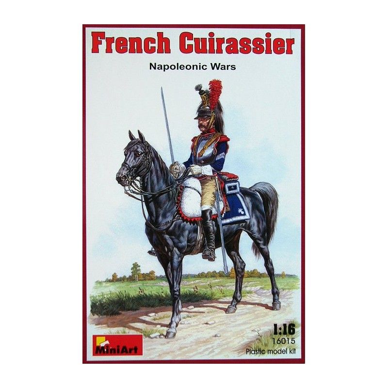 French Cuirassier on horse (Napoleonic Wars) - MiniArt 16015