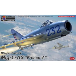 MiG-17AS 'Fresco-A' (3x camo, ex - Směr) - Kovozávody Prostějov