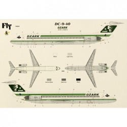 DC-9-40 Ozark Air Lines - Fly 14424