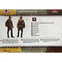 Polish Infantry HQ 1939 (18 fig.) - First to Fight PL1939-023