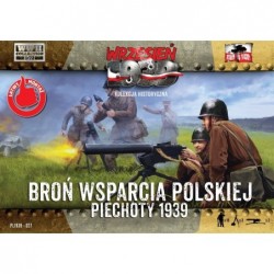Polish infantry support & weapons (15 fig.) - First to Fight PL1939-027