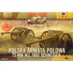 Cannon 75mm wz.1897 Schneider (2 pcs.) - First to Fight PL1939-033