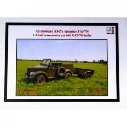 GAZ-69 cross-country car w/ GAZ-704 trailer - Gran GR72Rk027