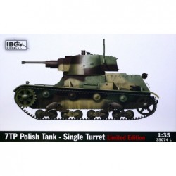 7TP Polish Tank - Single Turret with Crew - IBG Models 75074L