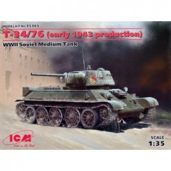 T-34/76 (early 1943) Soviet Medium Tank WWII - ICM 35365