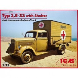 Typ 2,5-32 with Shelter German WWII Ambulance - ICM 35402