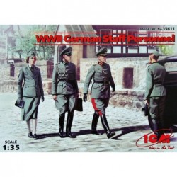 German Staff Personnel WWII (4 fig.) - ICM 35611