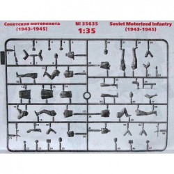 Soviet Motorized Infantry 1943-1945 (5 fig.) - ICM 35635