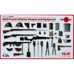 French Infantry WWI - Weapon and Equipment - ICM 35681