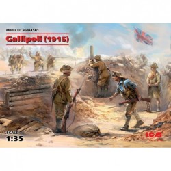 Gallipoli, 1915 - DIORAMA SET (8 fig.) - ICM DS3501